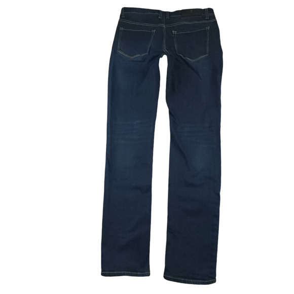 American Tall Jeans 34x36 Mens Carman Tapered Fit Low Rise Stretch Onyx Blue - Picture 2 of 12